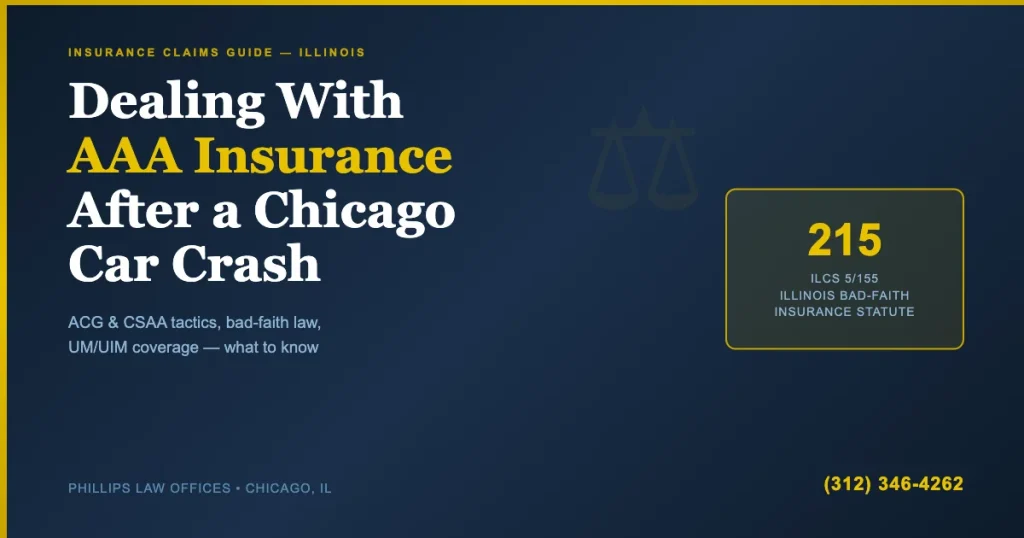 AAA insurance claim guide for Chicago car accident victims — Phillips Law Offices