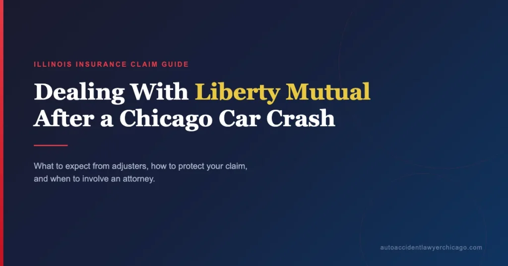 Guide to dealing with Liberty Mutual insurance claims after a Chicago car accident