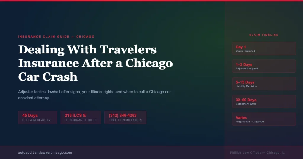 Travelers Insurance car accident claim guide for Chicago — Phillips Law Offices