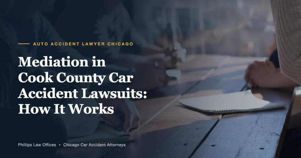 Mediation in Cook County Car Accident Lawsuits: How It Works