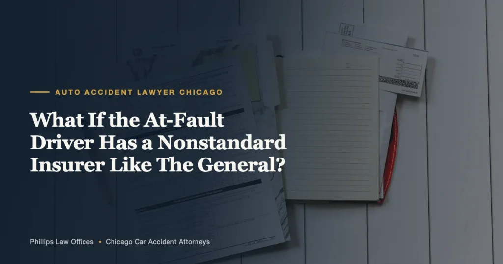 What If the At-Fault Driver Has a Nonstandard Insurer Like The General?