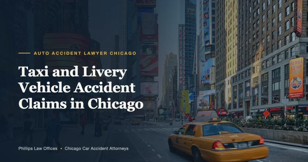 Taxi and Livery Vehicle Accident Claims in Chicago